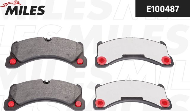 Тормозные колодки Miles (Semi-Metallic). Артикул E100487