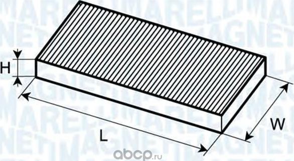 Салонный фильтр Magneti Marelli для Ford Transit Torneo VI 2000-2006. Артикул 350203061720