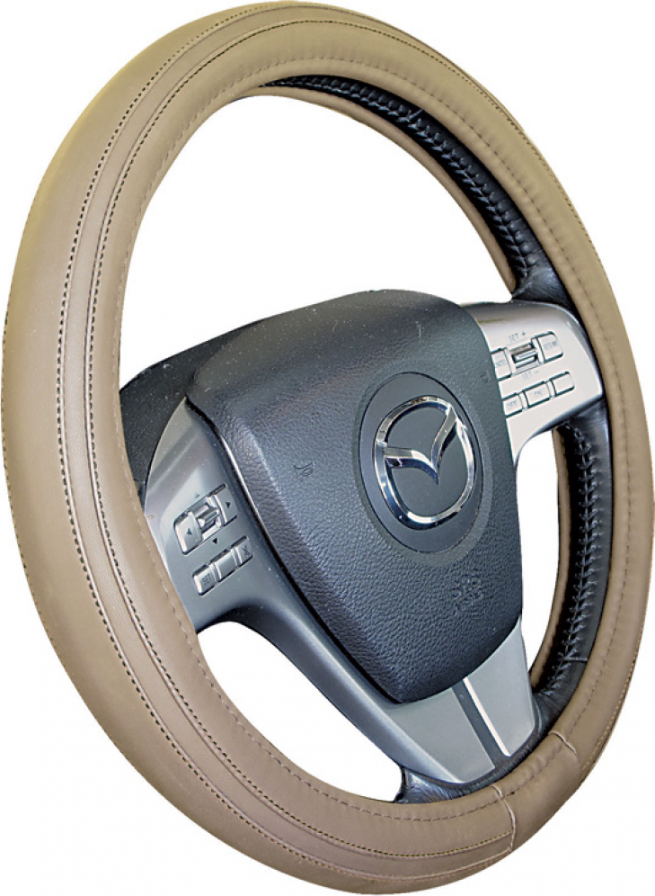 Оплётка на руль Hadar Rosen Mercury (размер M, искусственная кожа, цвет БЕЖЕВЫЙ). Артикул 30340