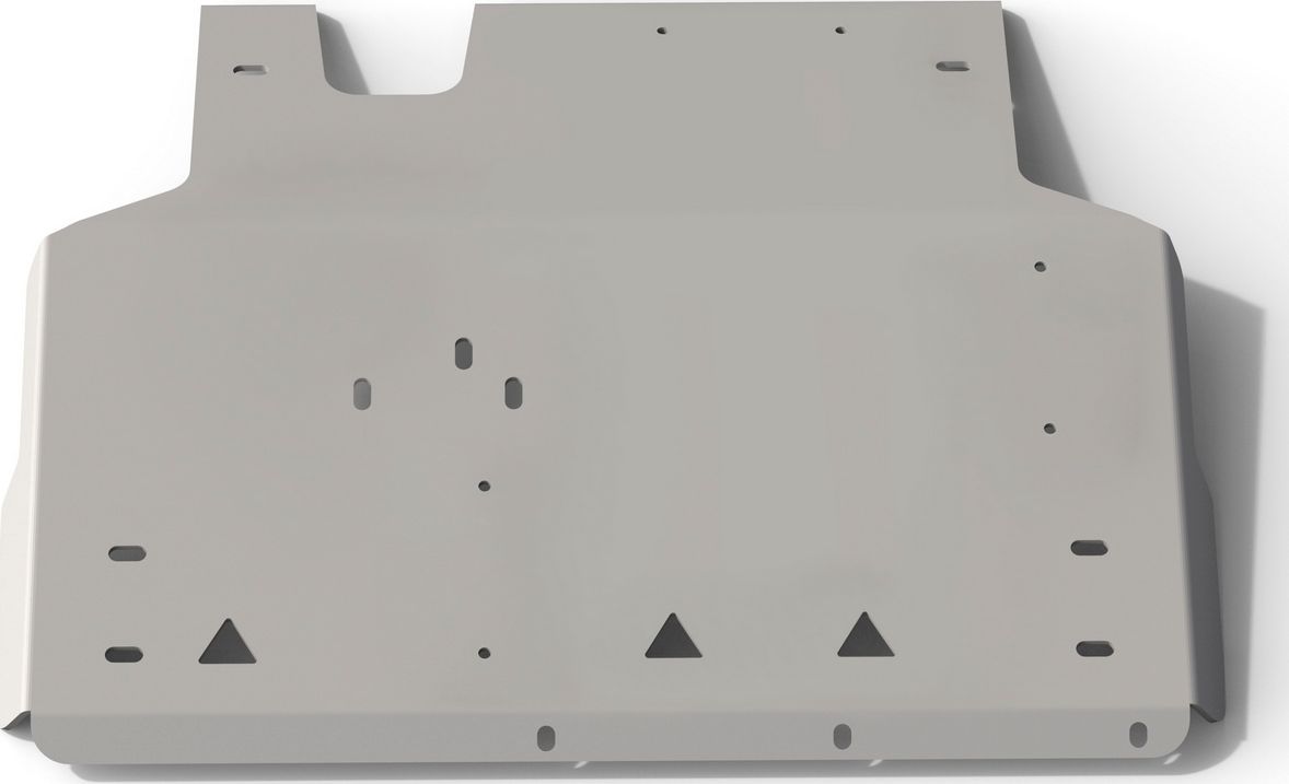 Защита алюминиевая Rival для КПП и РК Toyota Land Cruiser 76 2007-2026. Артикул 2333.5787.1.6