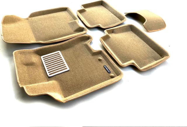 Коврики текстильные Euromat 3D Lux для салона Nissan Qashqai I 2007-2013 БЕЖЕВЫЕ. Артикул EM3D-003714T