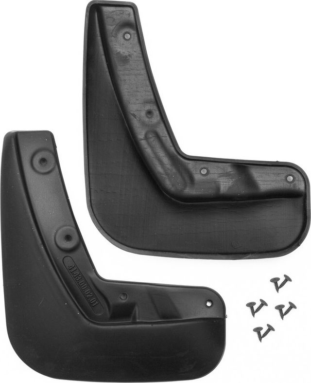 Брызговики Autofamily задняя пара для Renault Kaptur 2016-2026. Артикул NLFD.41.43.E13