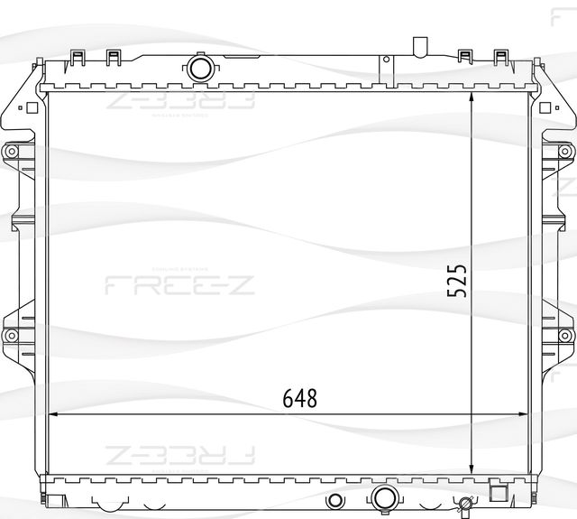 Радиатор TOYOTA HILUX 05 (Free-Z). Артикул KK0250