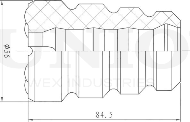 Отбойник амортизатора (Unio). Артикул DUC-40033
