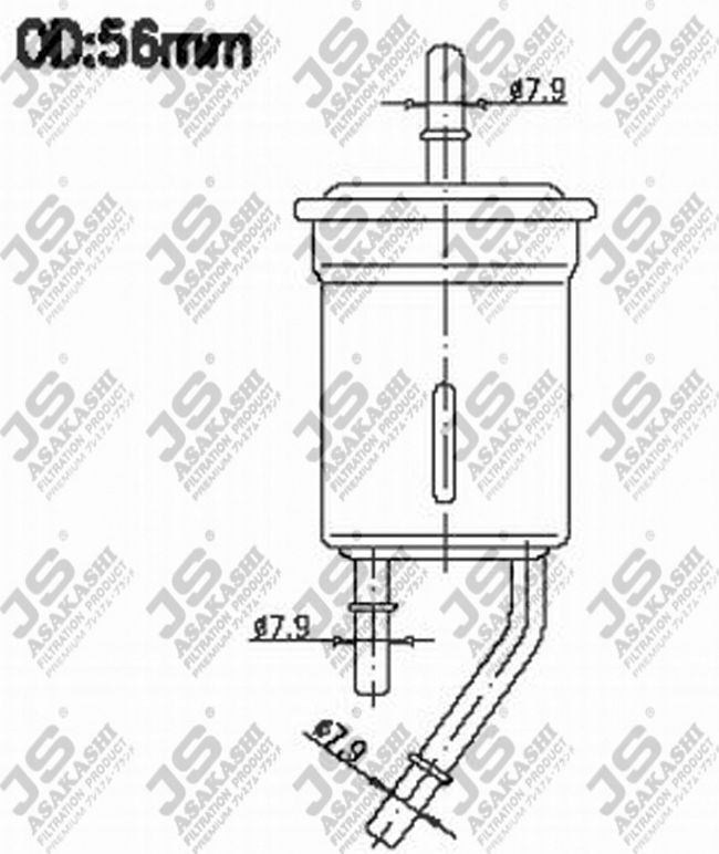 Топливный фильтр JS Asakashi. Артикул FS9213