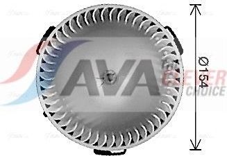 Вентилятор, мотор печки (отопителя) салона AVA (полимерный материал) для Mazda 5 II (CW) 2010-2015. Артикул MZ8297