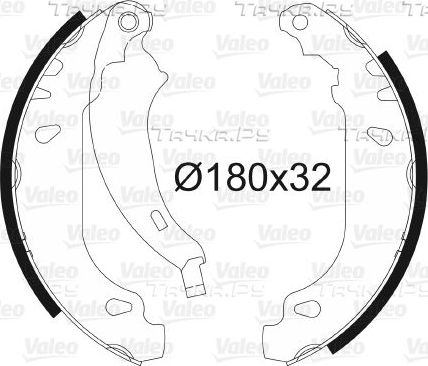 Тормозные колодки Valeo. Артикул 562650