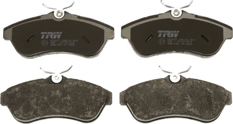 Тормозные колодки TRW COTEC. Артикул GDB1496