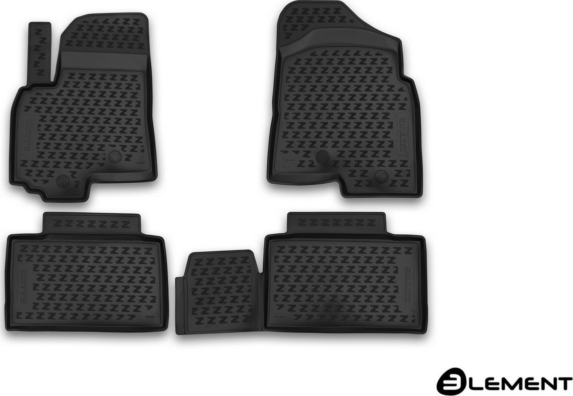 Коврики Element для салона Zotye T600 2016-2026. Артикул ELEMENT10102210k