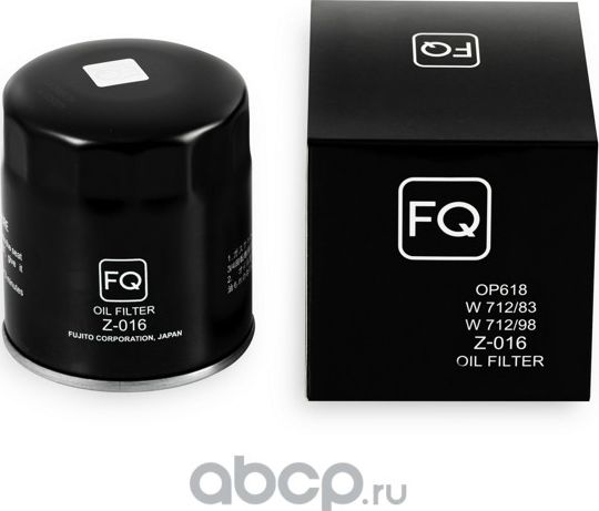 FQ Фильтр масляный (OP618, W 712/83), Z-016 FQ. Артикул Z016