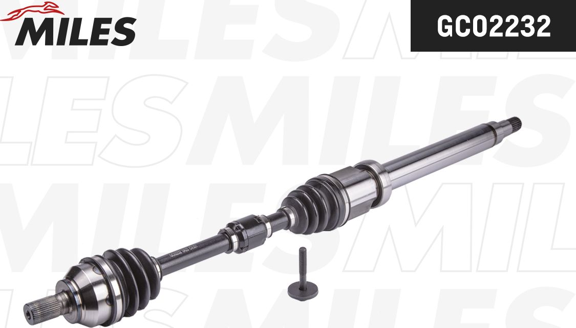 Полуось (привод в сборе, приводной вал) Miles. Артикул GC02232