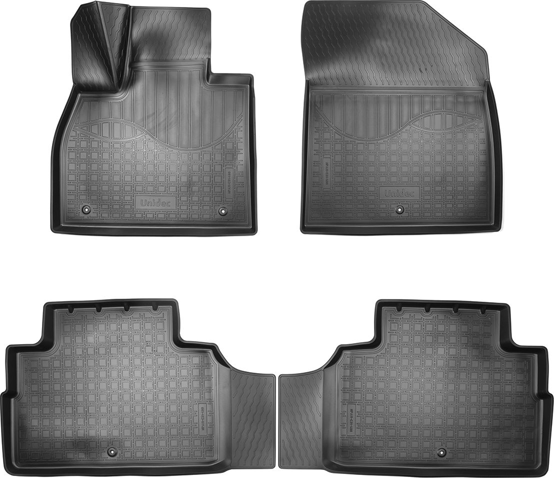 Коврики 3D Норпласт для салона (7 мест) Hyundai Palisade 2020-2026. Артикул NPA11-C31-480