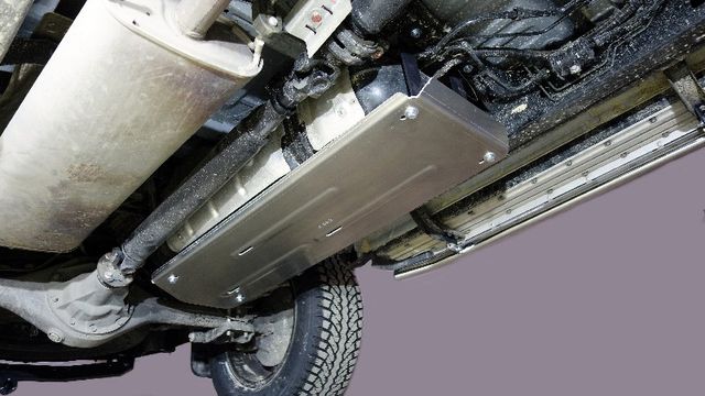 Защита алюминиевая ТСС (4 мм) для бака JAC T8 Pro 2023-2026. Артикул ZKTCC00647