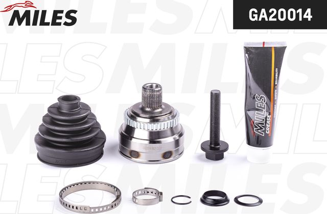 Шрус наружный (граната) Miles передний/задний для Audi 90 II (B3) 1987-1991. Артикул GA20014