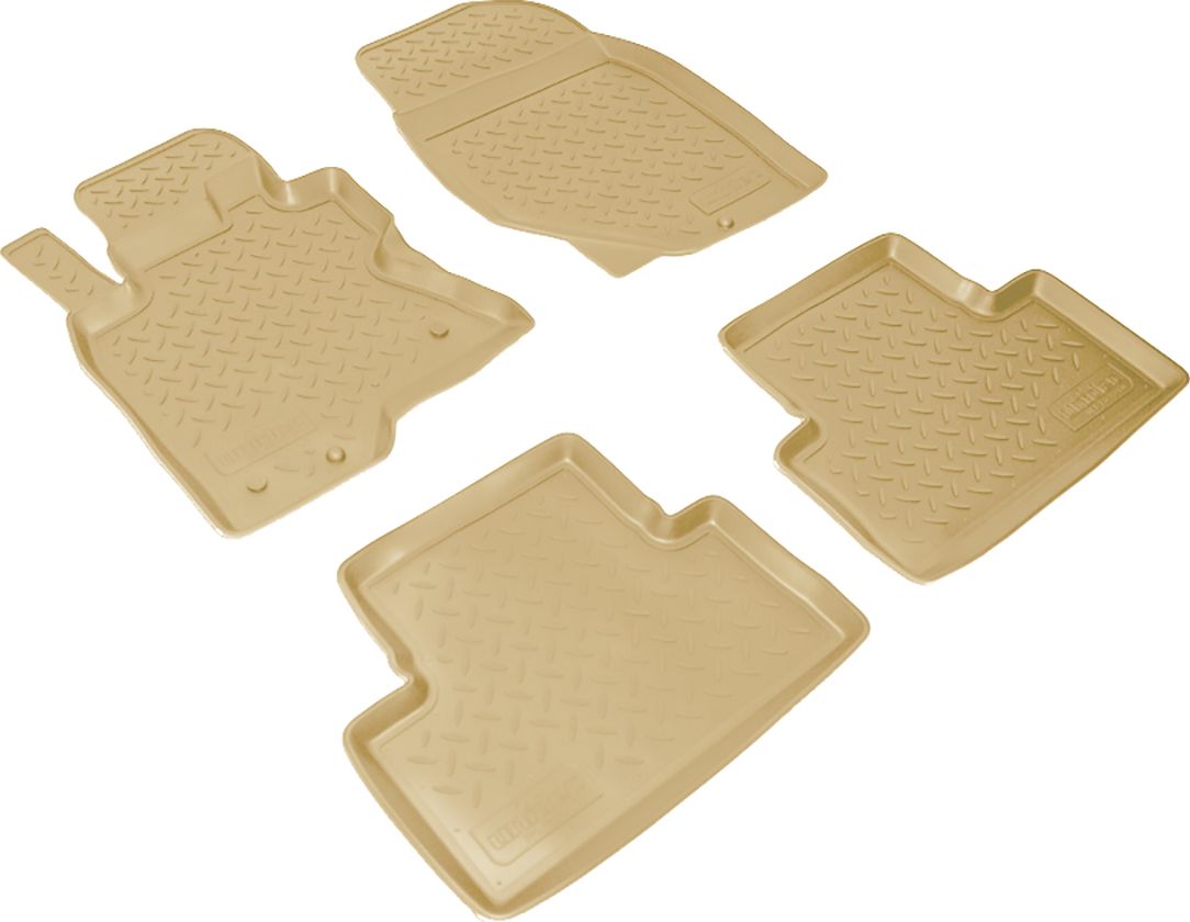 Коврики Норпласт для салона Infiniti EX (J50) 2008-2014 БЕЖЕВЫЕ. Артикул NPL-Po-33-60-B