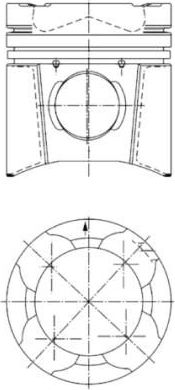 Поршневая група Kolbenschmidt. Артикул 94846600