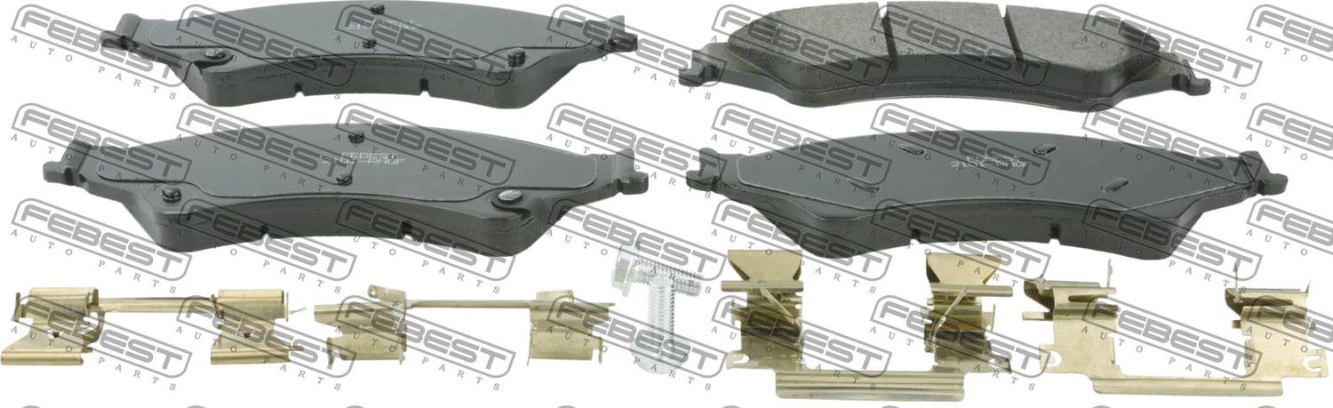 Тормозные колодки Febest. Артикул 2101-RNGF