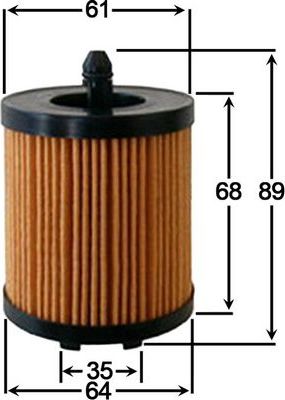 Масляный фильтр JS Asakashi для Alfa Romeo 159 2005-2011. Артикул OE902J