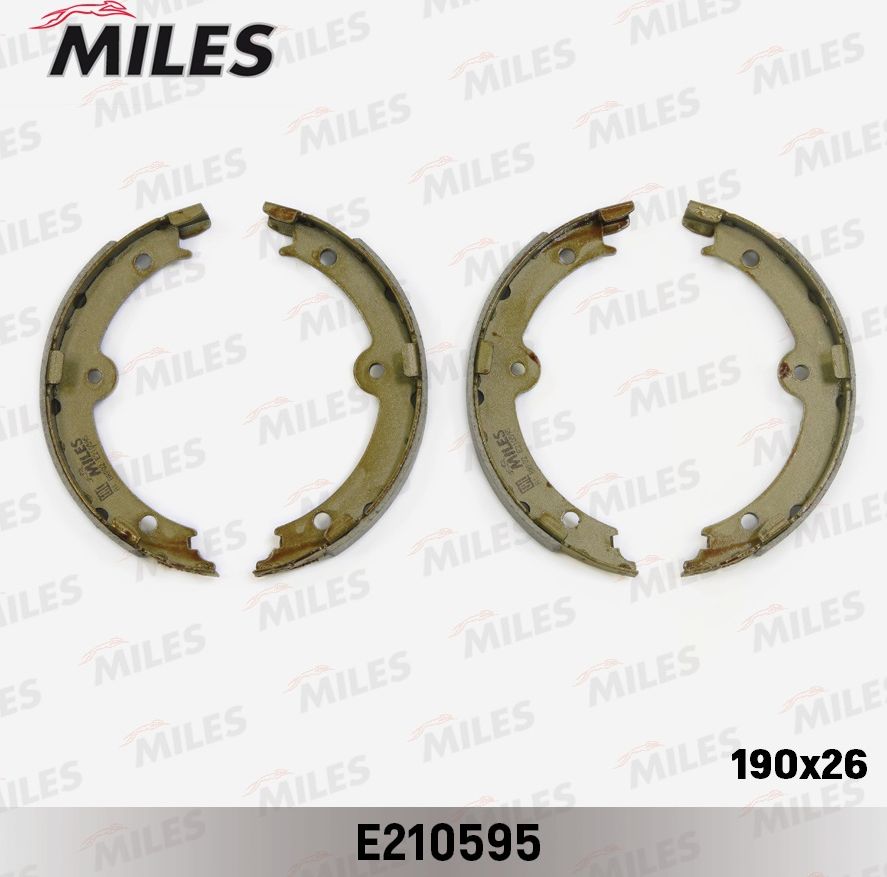 Тормозные колодки (стояночная тормозная система) Miles. Артикул E210595