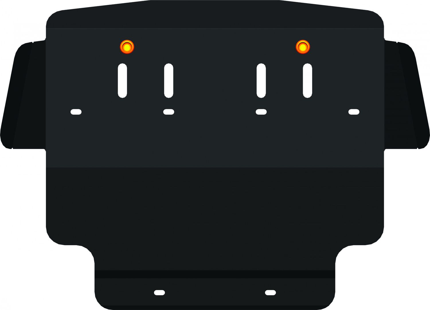 Защита Alfeco для картера и КПП Mercedes-Benz E-Класс W124 1985-1996. Артикул ALF.36.04