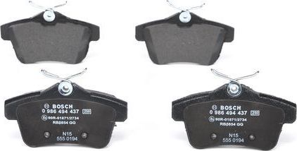 Тормозные колодки Bosch. Артикул 0 986 494 437
