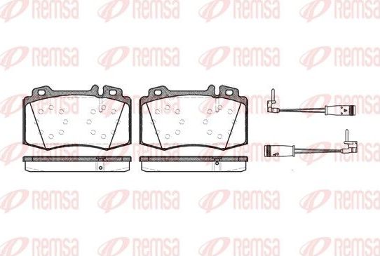 Тормозные колодки Remsa. Артикул 0769.02