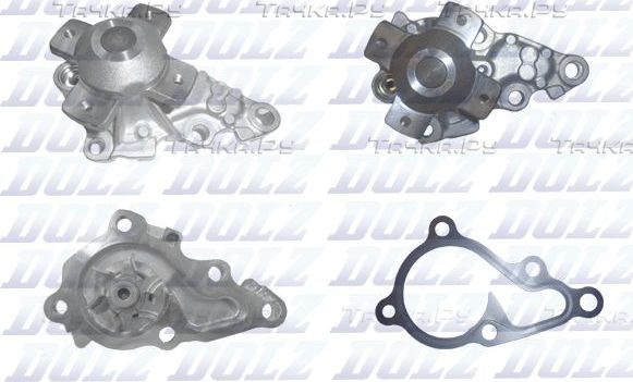 Помпа (водяной насос) Dolz для Toyota iQ 2009-2015. Артикул T255