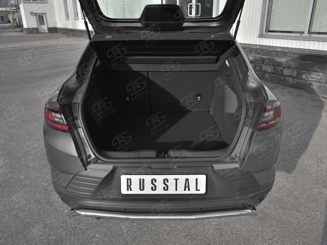 Накладка RusStal на задний бампер шлифованная для Renault Arkana 2019-2026. Артикул RARN-003325