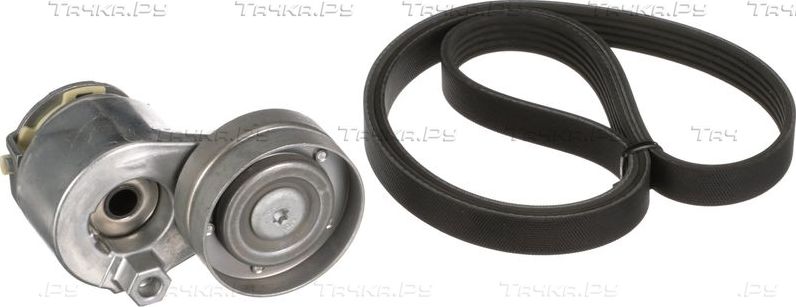 Приводной ремень поликлиновой с роликами (комплект) Gates Micro-V® Kit для Nissan Interstar 2002-2006. Артикул K015PK1123