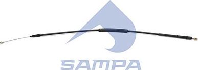 Трос ручника (тросик ручного тормоза) Sampa. Артикул 201.380