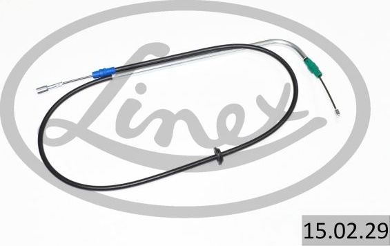 Трос ручника (тросик ручного тормоза) Linex. Артикул 15.02.29