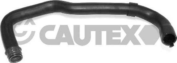Патрубок радиатора (системы охлаждения) Cautex нижний для Peugeot 306 1993-2002. Артикул 036409