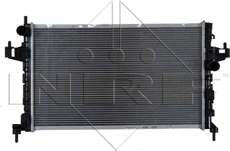 Радиатор охлаждения двигателя NRF (алюминий). Артикул 54753