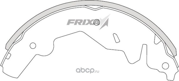 Колодки тормозные KIA Sportage (-99) задние барабанные (4шт.) FRIXA. Артикул FLK07