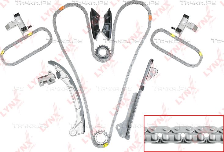 Цепь ГРМ LYNXauto для Toyota Camry 40 (V40, XV40) 2006-2014. Артикул TK-0060