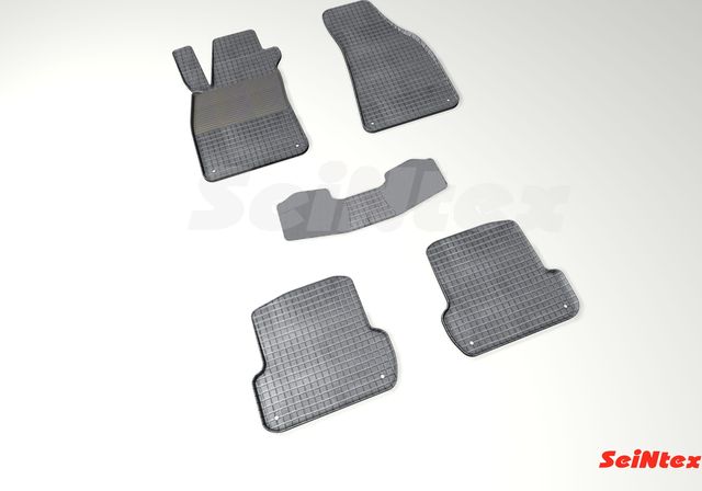 Коврики резиновые Сетка Seintex для салона Audi А4 B7 2004-2009. Артикул 87886