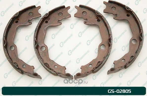 Колодки тормозные барабанные (G-Brake). Артикул GS02805