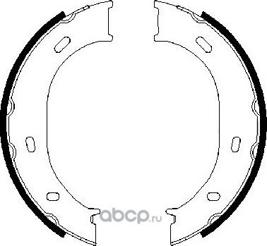 Комплект тормозных колодок (Dynamatrix-Korea). Артикул DBS624
