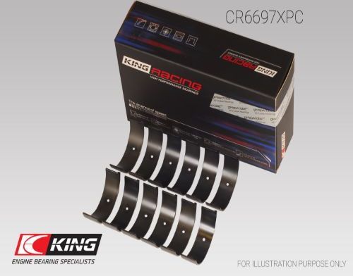 Вкладыши шатунные King для Nissan Skyline IX (R33) 1994-2000. Артикул CR6697XPC
