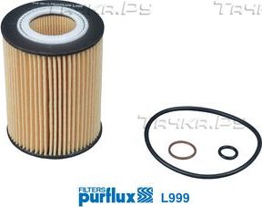 Масляный фильтр Purflux для BMW X5 I (E53) 2003-2006. Артикул L999