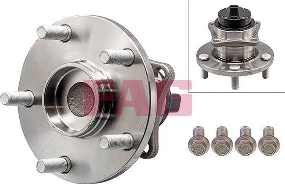 Ступичный подшипник (комплект) Fag задний для Toyota Corolla Verso I 2001-2009. Артикул 713 6188 50