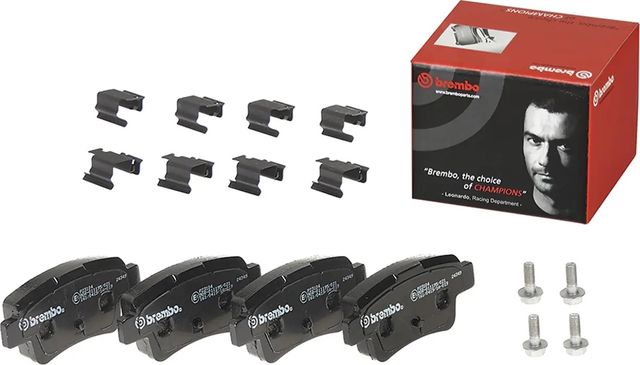 Тормозные колодки Brembo PRIME LINE задние для Fiat Punto III Punto Evo 2008-2012. Артикул P 23 104