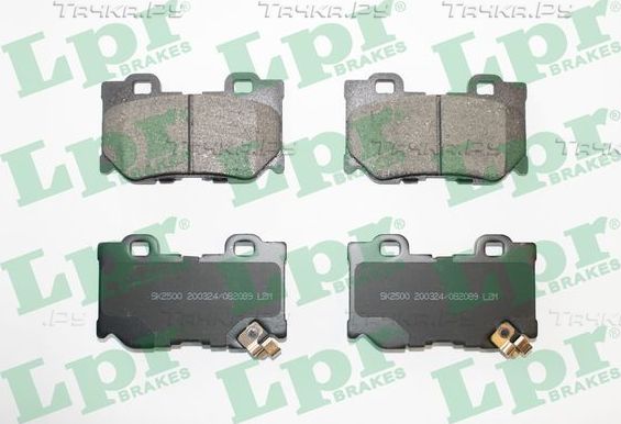 Тормозные колодки LPR. Артикул 05P2089