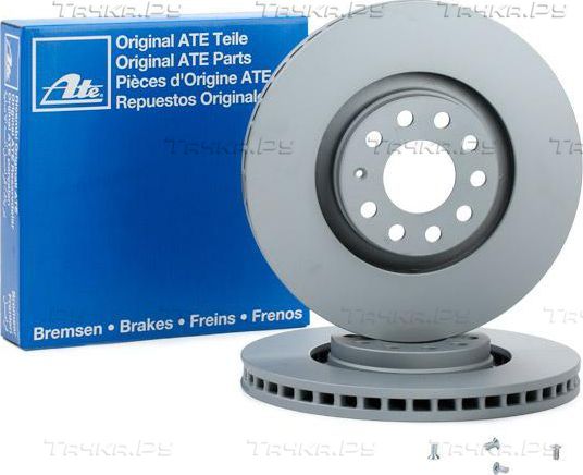 Тормозной диск ATE передний для Audi A6 allroad I (C5) 2000-2005. Артикул 24.0130-0113.1