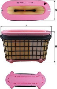 Воздушный фильтр Mahle. Артикул LX 5437