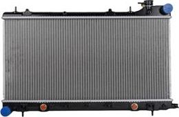 Радиатор охлаждения двигателя Zentparts. Артикул Z20421