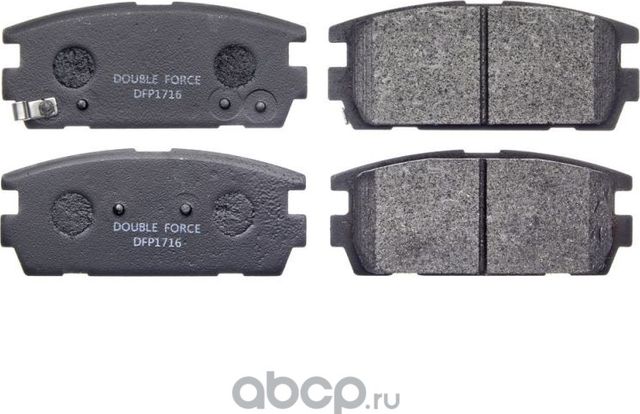 Колодки тормозные дисковые Double Force Double Force. Артикул DFP1716