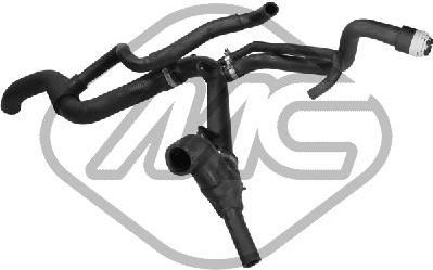 Патрубок радиатора (системы охлаждения) Metalcaucho нижний для Opel Vectra B 1995-2002. Артикул 09107