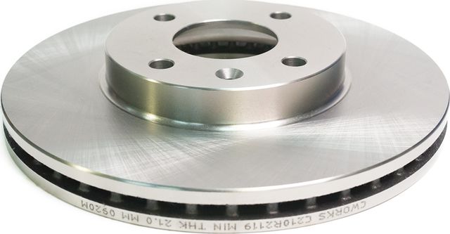 Тормозной диск Cworks передний для Chevrolet Cobalt II 2013-2026. Артикул C210R2119