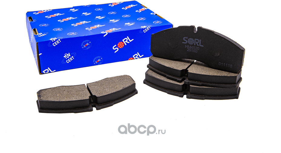 HM4520_колодки тормозные дисковые (29160)! / Iveco, RVI (Sorl). Артикул HM4520